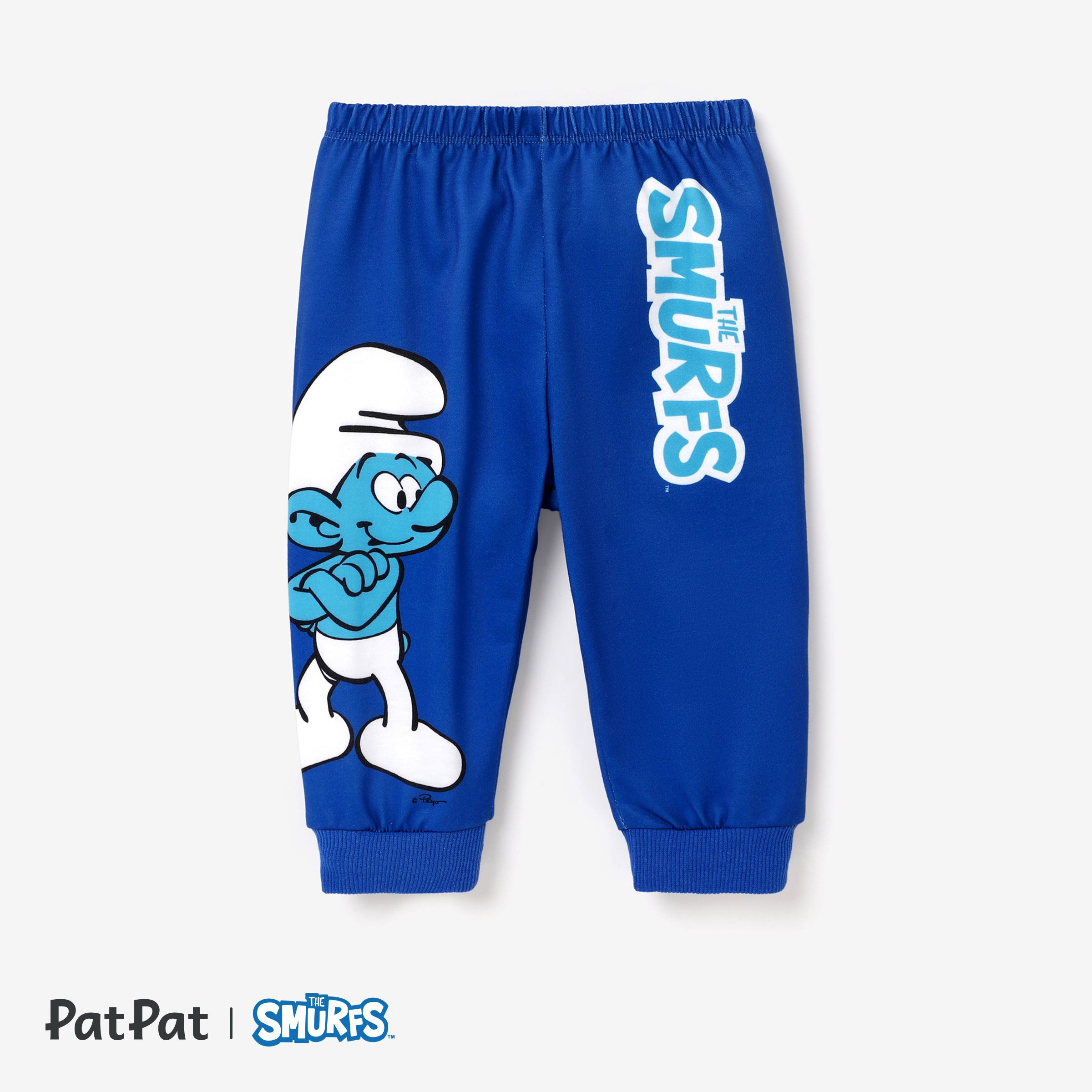 The Smurfs Baby Boy/ Girl Positioning Pattern Casual Pants
