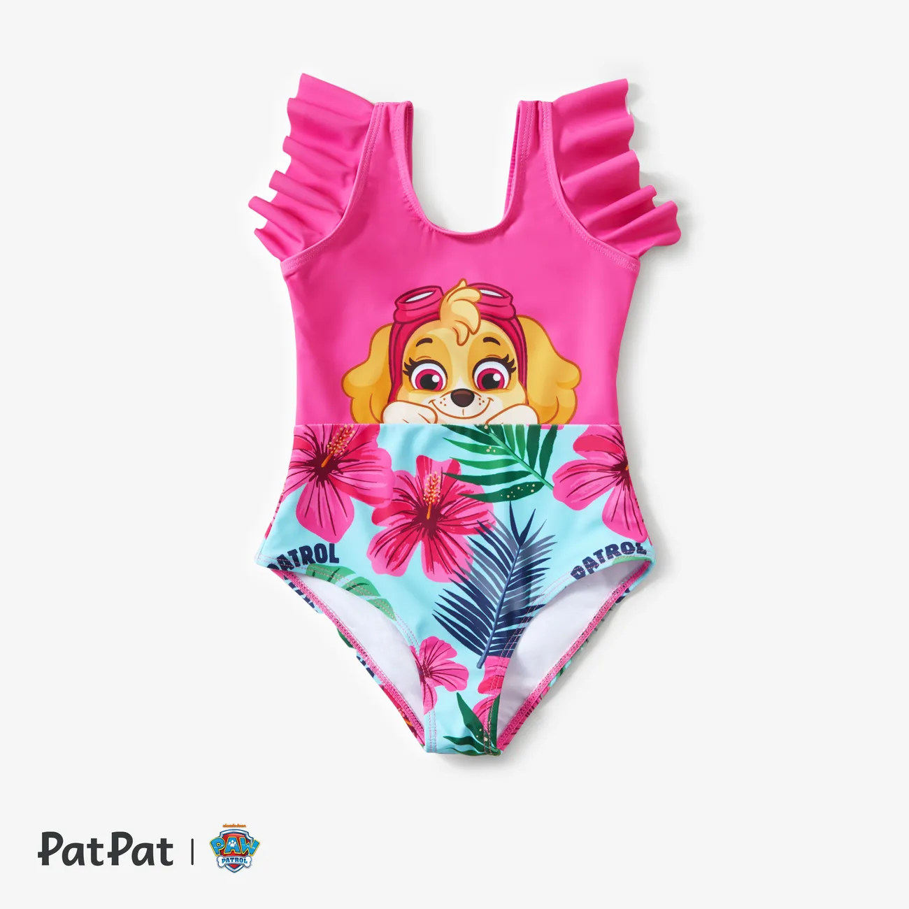 PAW Patrol Family Matching Large Flower All-over Print Swimsuit Roseo big image 1