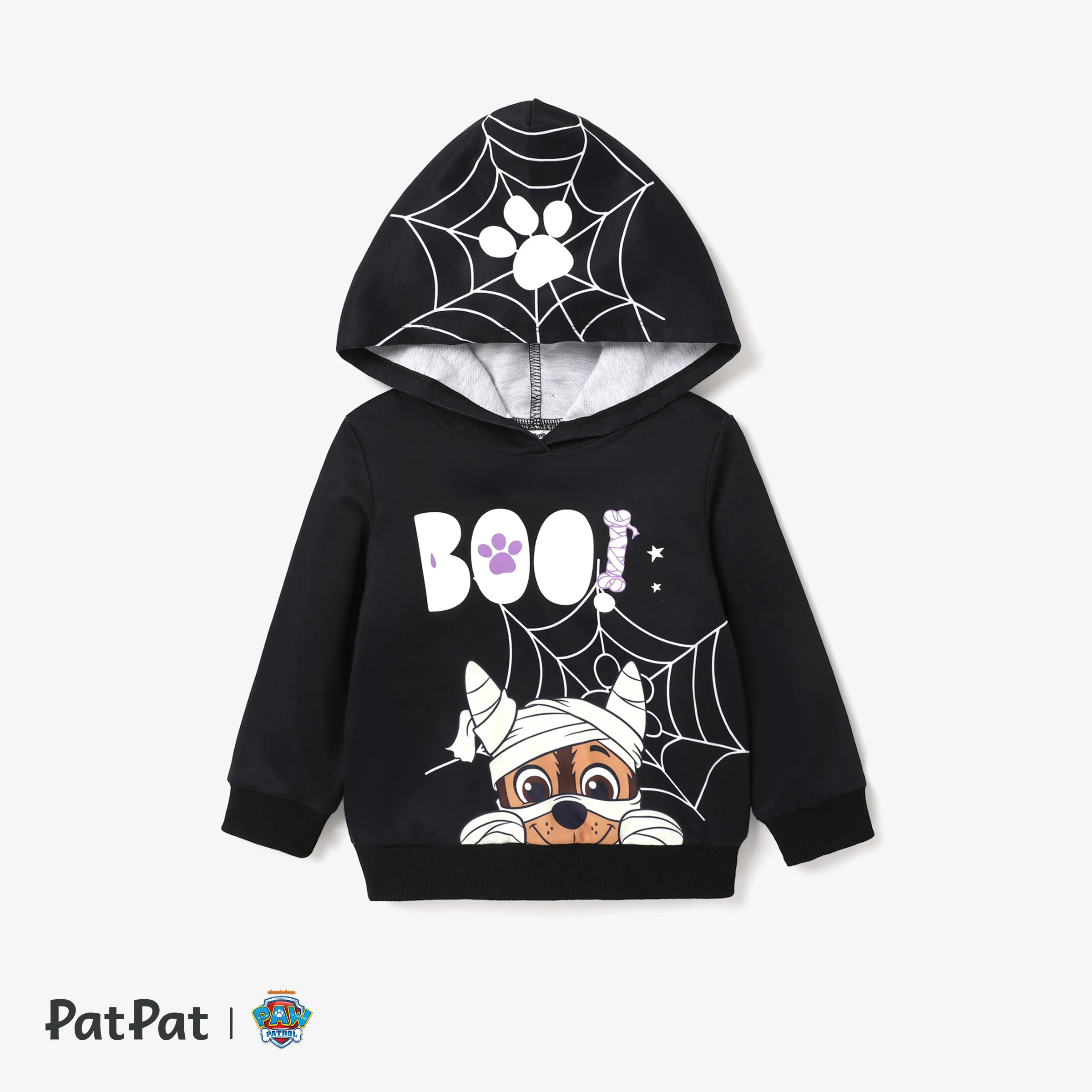 PAW Patrol Halloween Glow Toddler Girl/Boy Big Graphic Print Long-sleeve Hoodie
