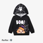 PAW Patrol Halloween Glow Toddler Girl/Boy Big Graphic Print Long-sleeve Hoodie Black