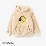 Looney Tunes Toddler Girls Graphic Hooded Sweatshirt Creamcolored