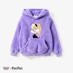 Looney Tunes Toddler Girls Graphic Hooded Sweatshirt Purple