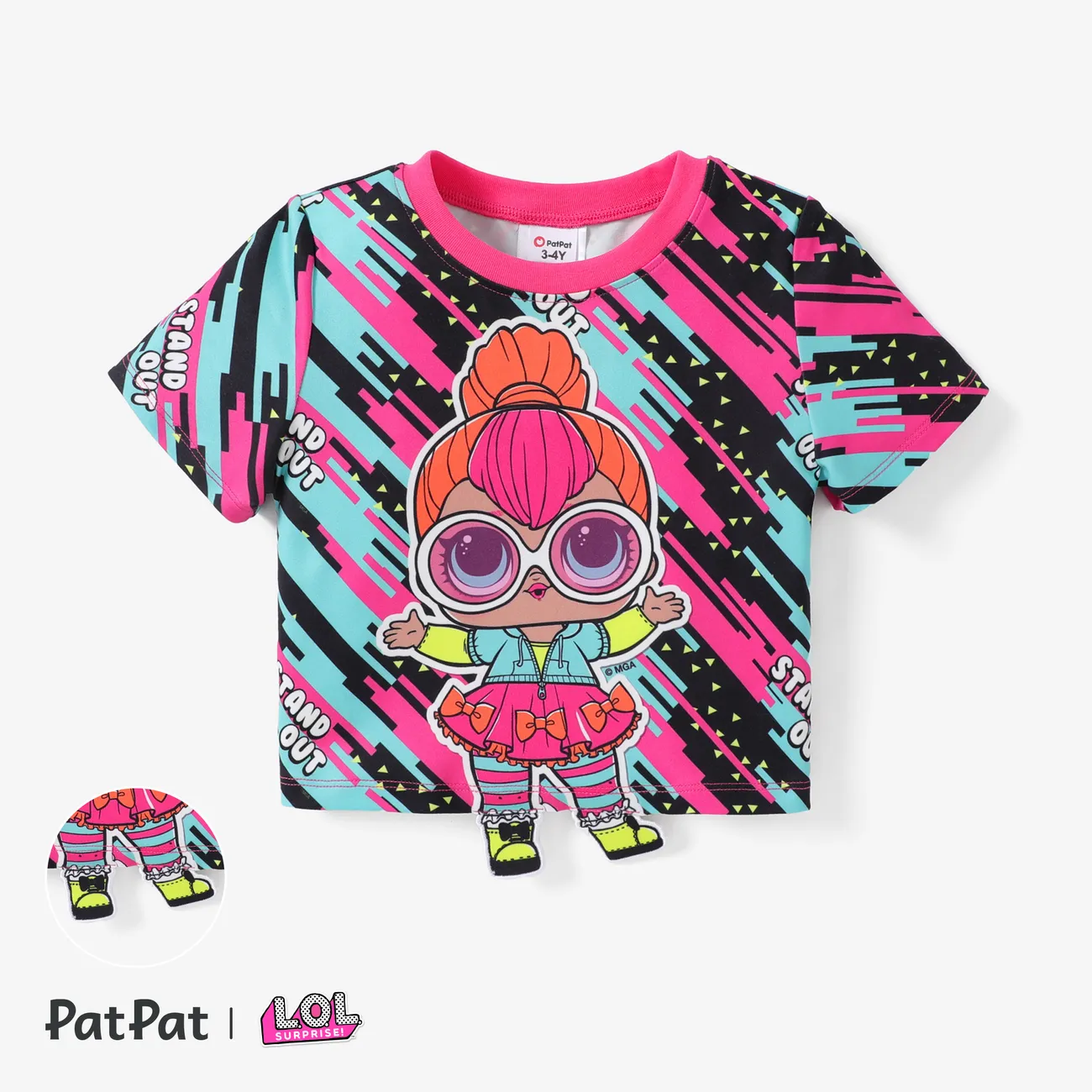 L.O.L. SURPRISE! Toddler/Kid Girl Graphic Print Short-sleeve Tee
 LightBlueGreen big image 1