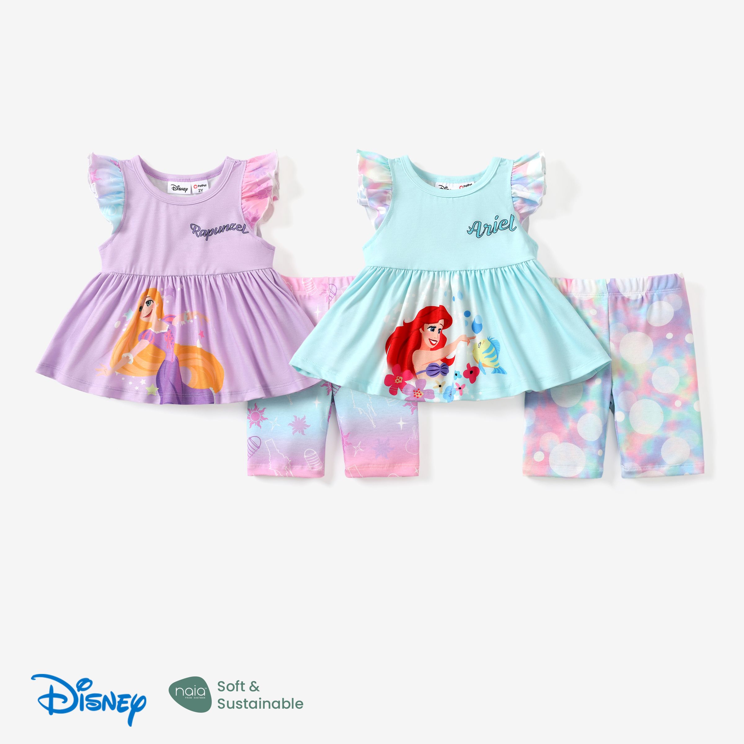 

Disney Princess 2pcs Toddler Girls Naia™ Rainbow Toddler Set