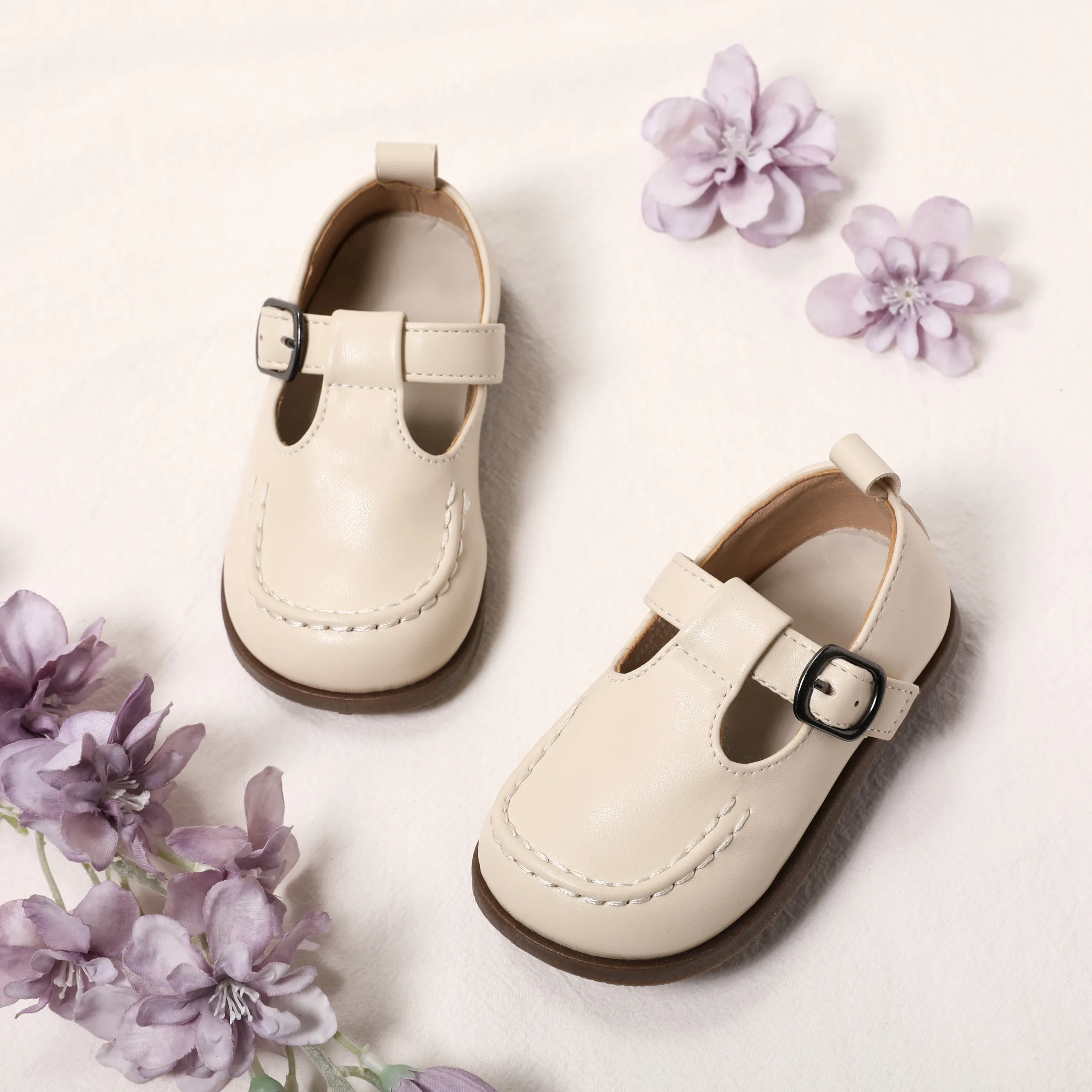 

Toddler/Kids Girl Casual Velcro Leather Shoes