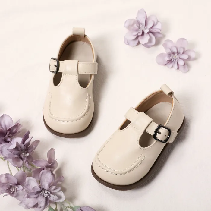 Tout-petit/Enfants Fille Casual Velcro Chaussures En Cuir