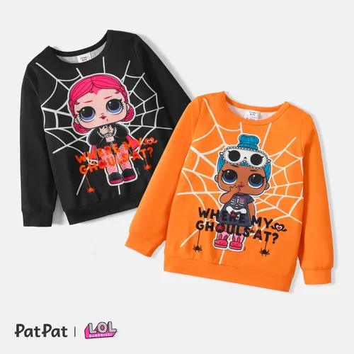 L.O.L. SURPRISE! Kid Girl Character Print Halloween Graphic Sweatshirt