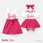 Barbie Toddler Kid Girl Dress / Bomber Jacket / Cami Romper / Sets / Sibling Matching Rompers White