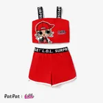 L.O.L. SURPRISE! Toddler Girl/Kid Girl Graphic Print Short-sleeve casual set Red