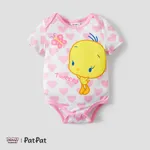 Looney Tunes Baby Girl/Boy Lovely Childlike Print Romper
 Pink