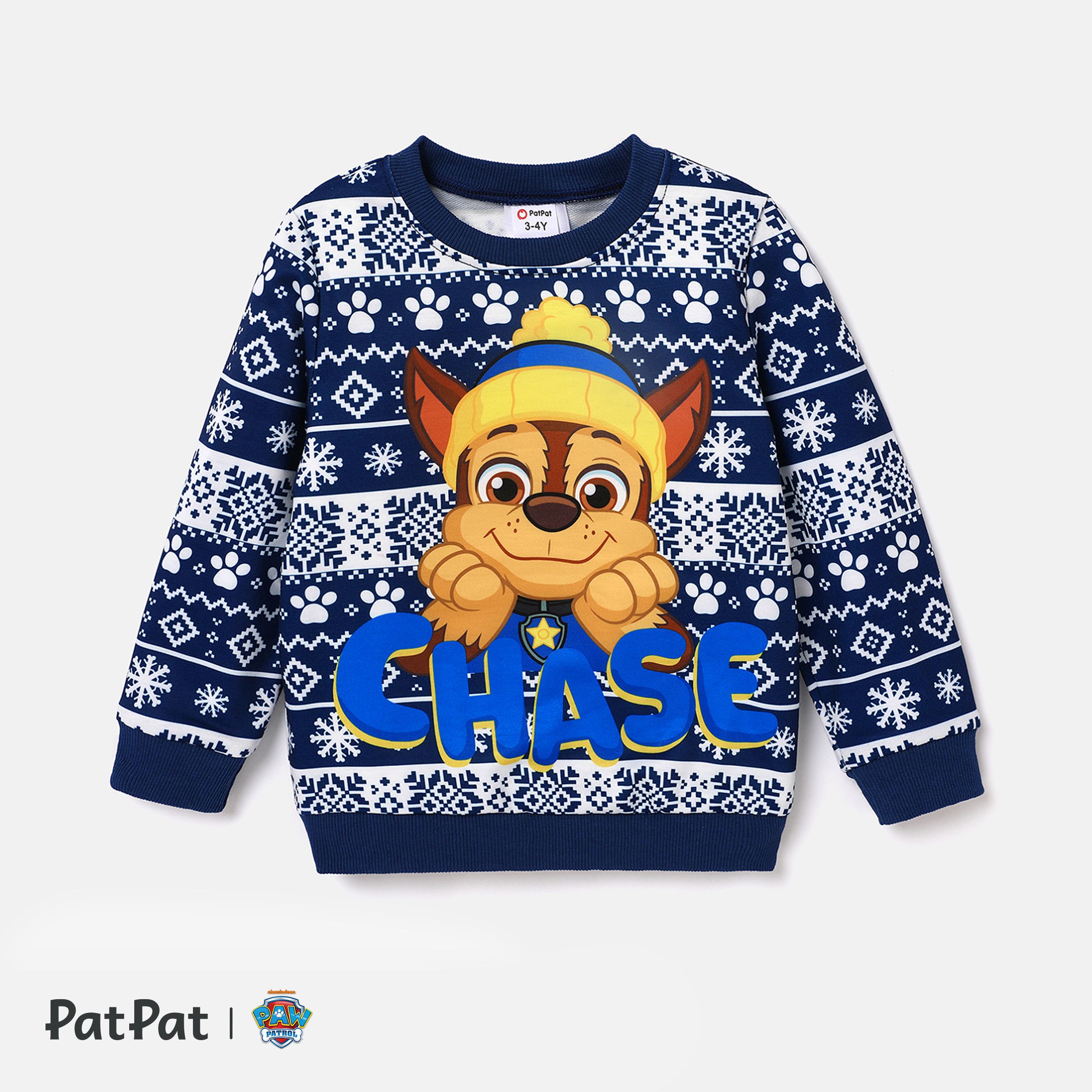PAW Patrol Toddler Girl/Boy Noël Snowflake Print Sweatshirt