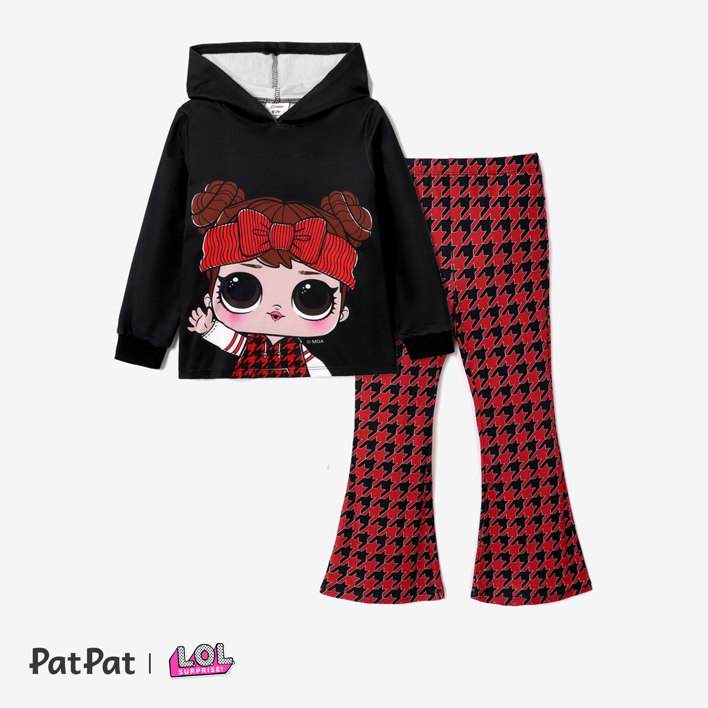 

L.O.L. SURPRISE! Toddler Girl Graphic Print Long-sleeve Top and Polka Dots Pants Sets