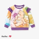 Care Bears Toddler Girl Character Print Pullover Sweatshirt Purple