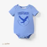 Harry Potter 1pc Baby Boys/girls College Badge Pattern Romper Royal Blue