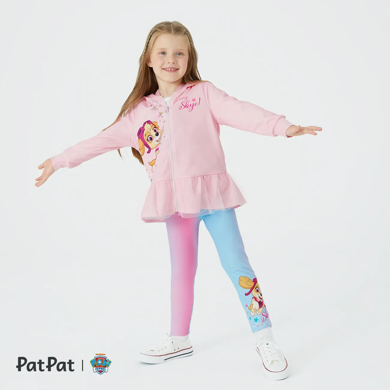 Helfer auf vier Pfoten Kleinkinder Mädchen Flatterärmel Kindlich Jacken-Sets rosa big image 1
