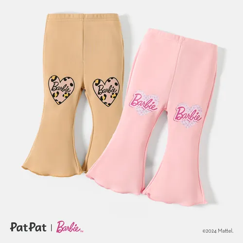 Barbie Bebé Chica Borde de cuerno Dulce Leggings / Ropa ajustada / Bootcut