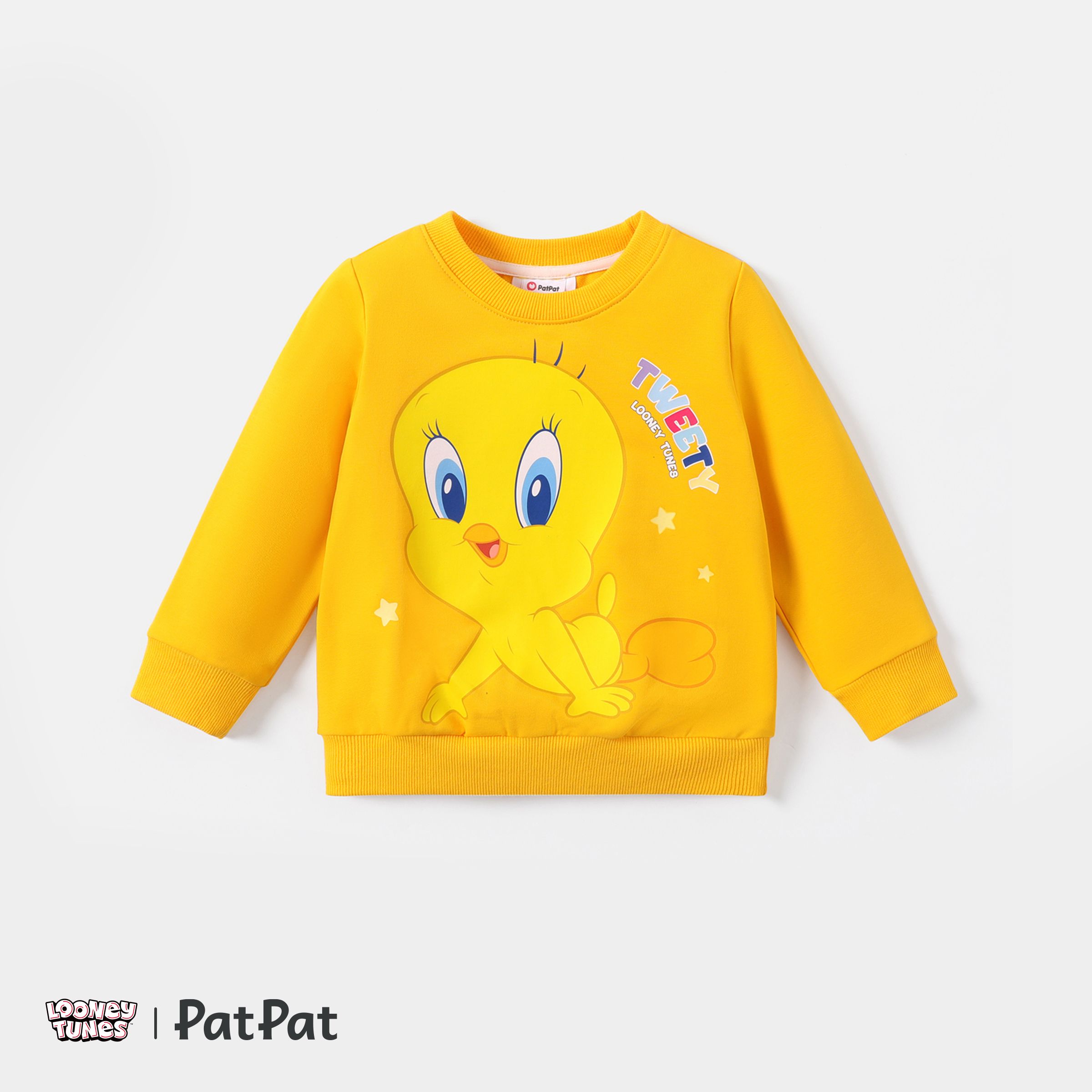 Looney Tunes Baby Boy/Girl Cartoon Animal Print Cotton Long-sleeve Sweatshirt