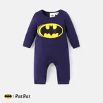 Justice League Baby Boy/Girl Cotton Long-sleeve Graphic Jumpsuit royalblue