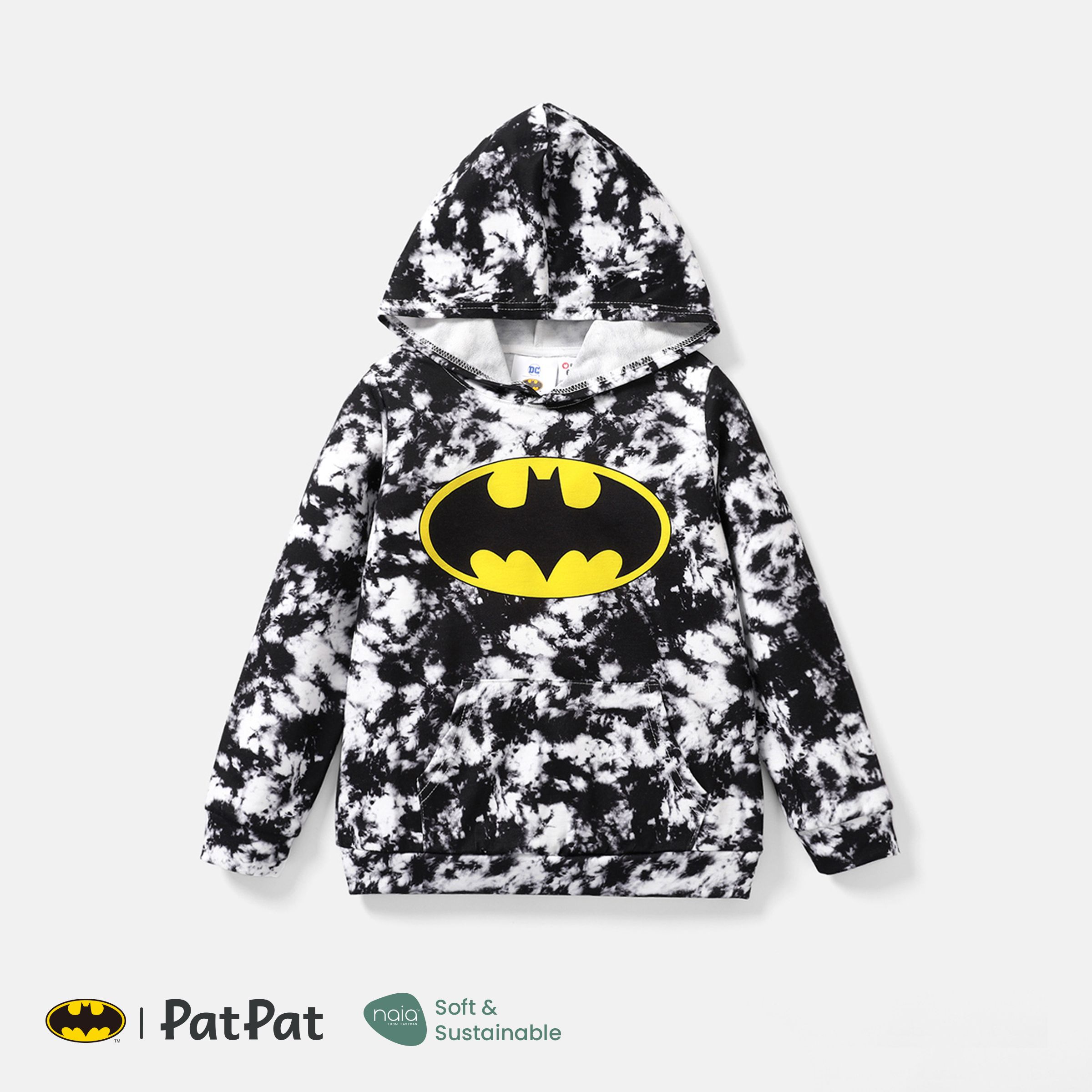 Justice League Kid Boy Tie Dyed Hoodie Sweatshirt