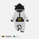 Batman Baby Boy Long-sleeve Graphic Naia™ Jumpsuit Black / Gray