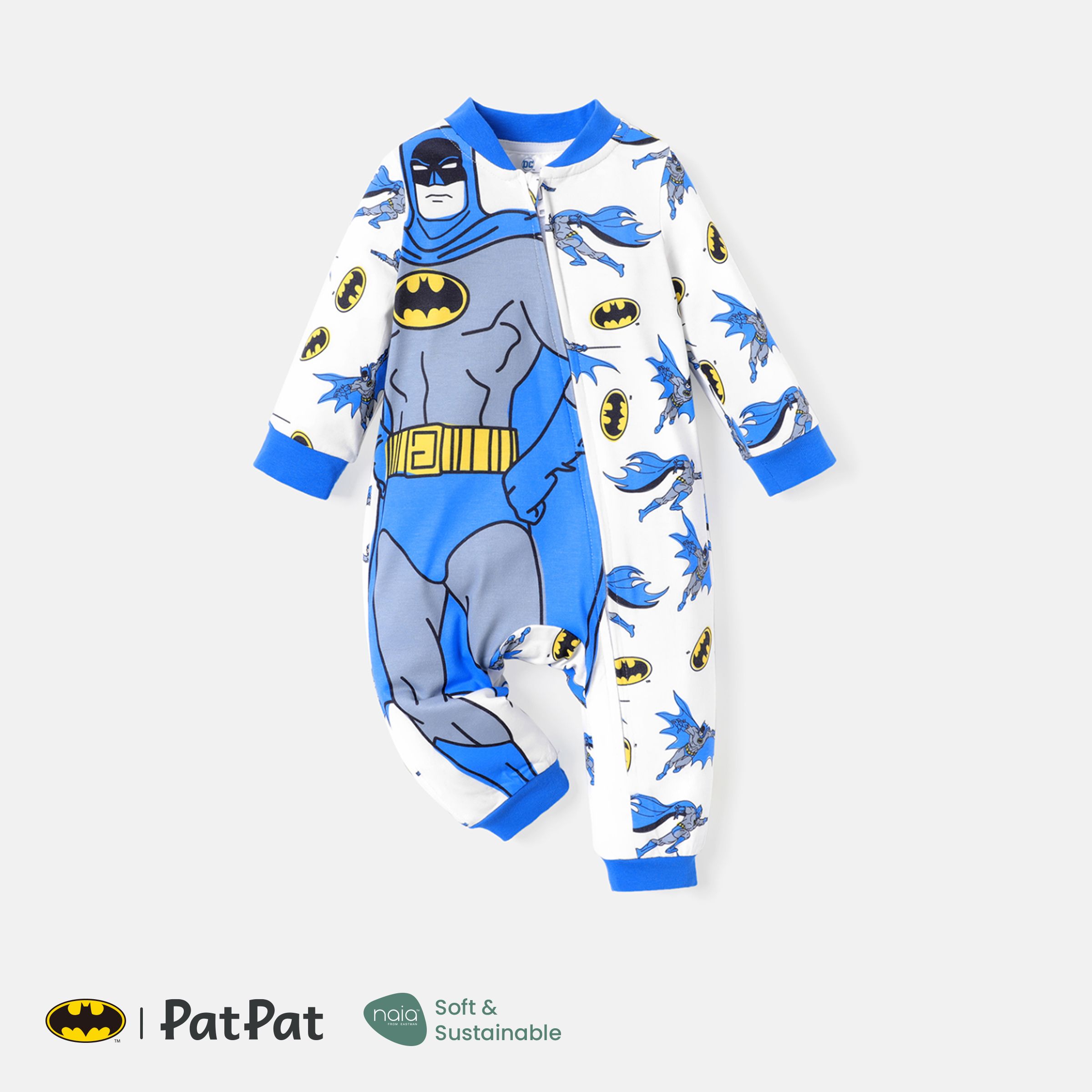 Batman Baby Boy Long-sleeve Graphic Naiaâ¢ Jumpsuit