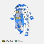 Batman Baby Boy Long-sleeve Graphic Naia™ Jumpsuit White