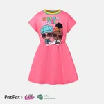 LOL Surprise Kid Girl Short-sleeve Graphic Print Naia™ Dress rediance