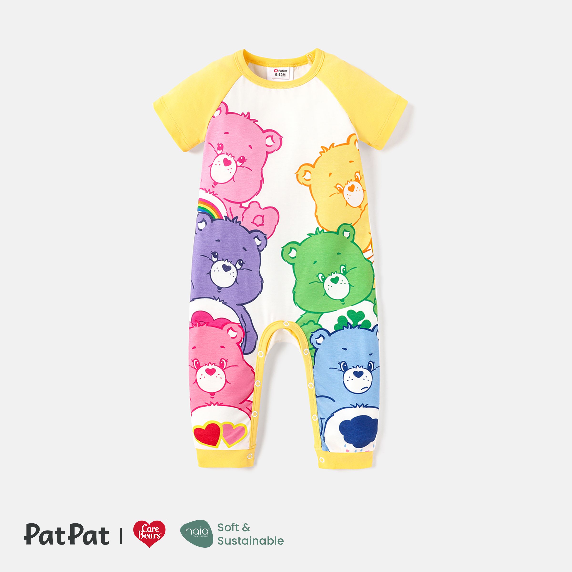 

Care Bears Baby Short-sleeve Boy/Girl Allover Print Naia™ Jumpsuit