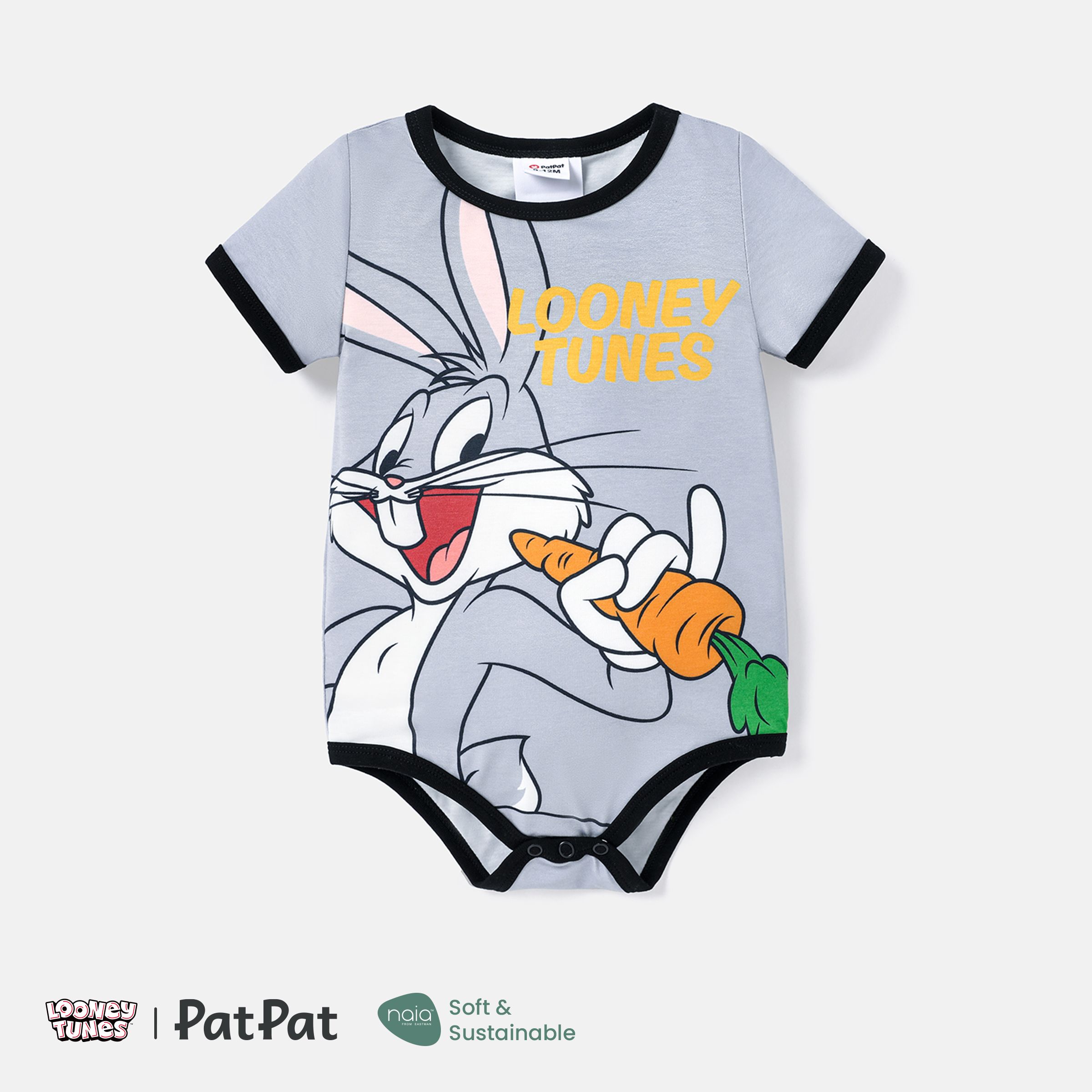Looney Tunes Baby Boy/Girl Manches Courtes Graphique Naia™ Romper