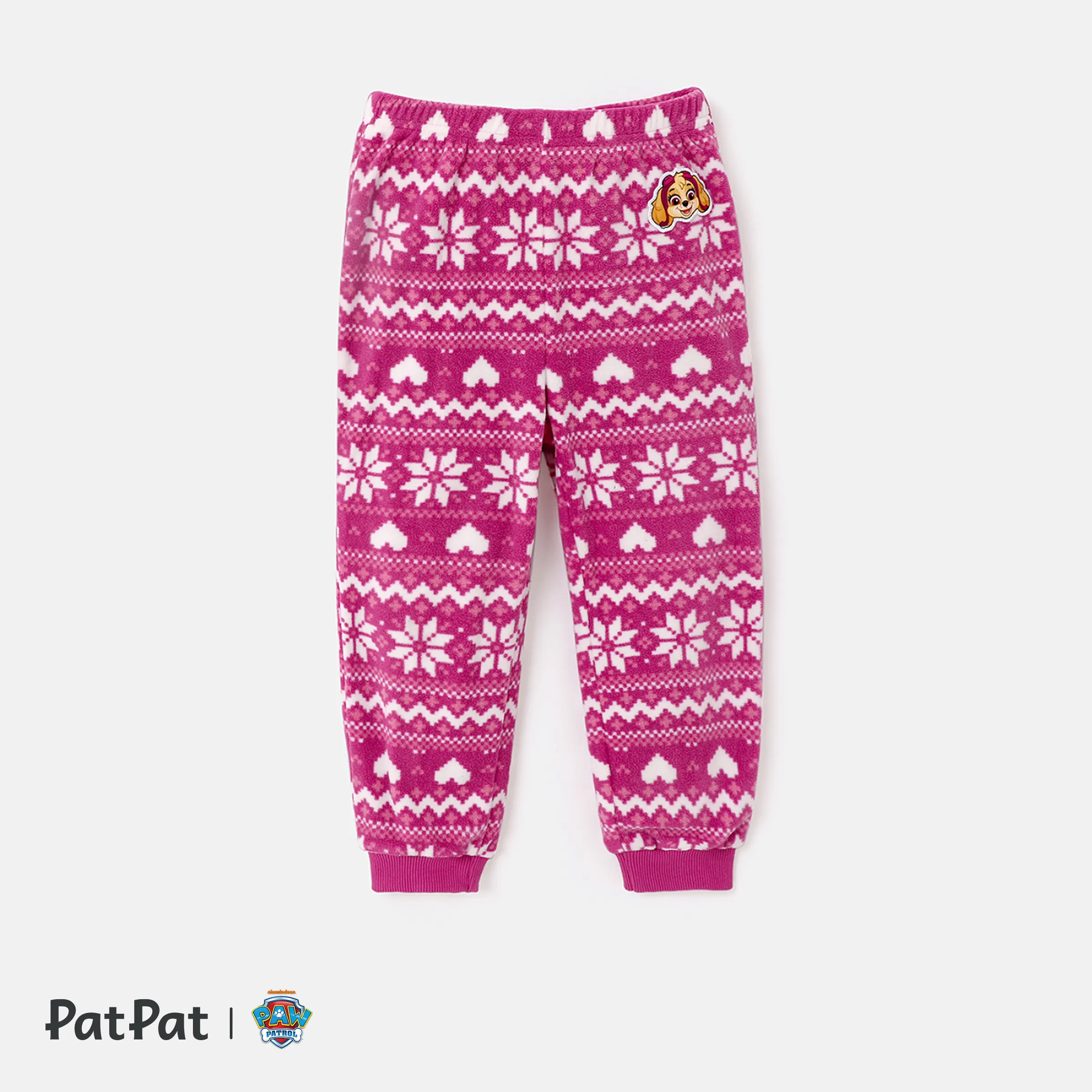PAW Patrol Toddler Girl/Boy 2pcs Personnage Graphique Allover Print Pullover à Manches Longues Et Ensemble De Pantalons