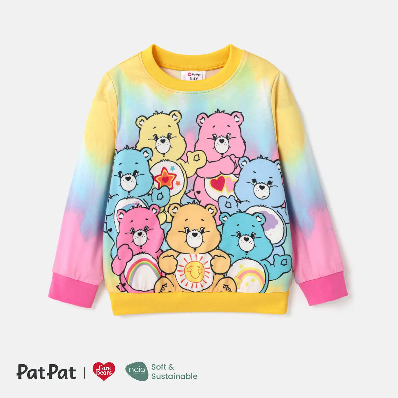 Ursinhos Carinhosos Criança Menina Infantil Sweatshirt Multicolorido big image 1