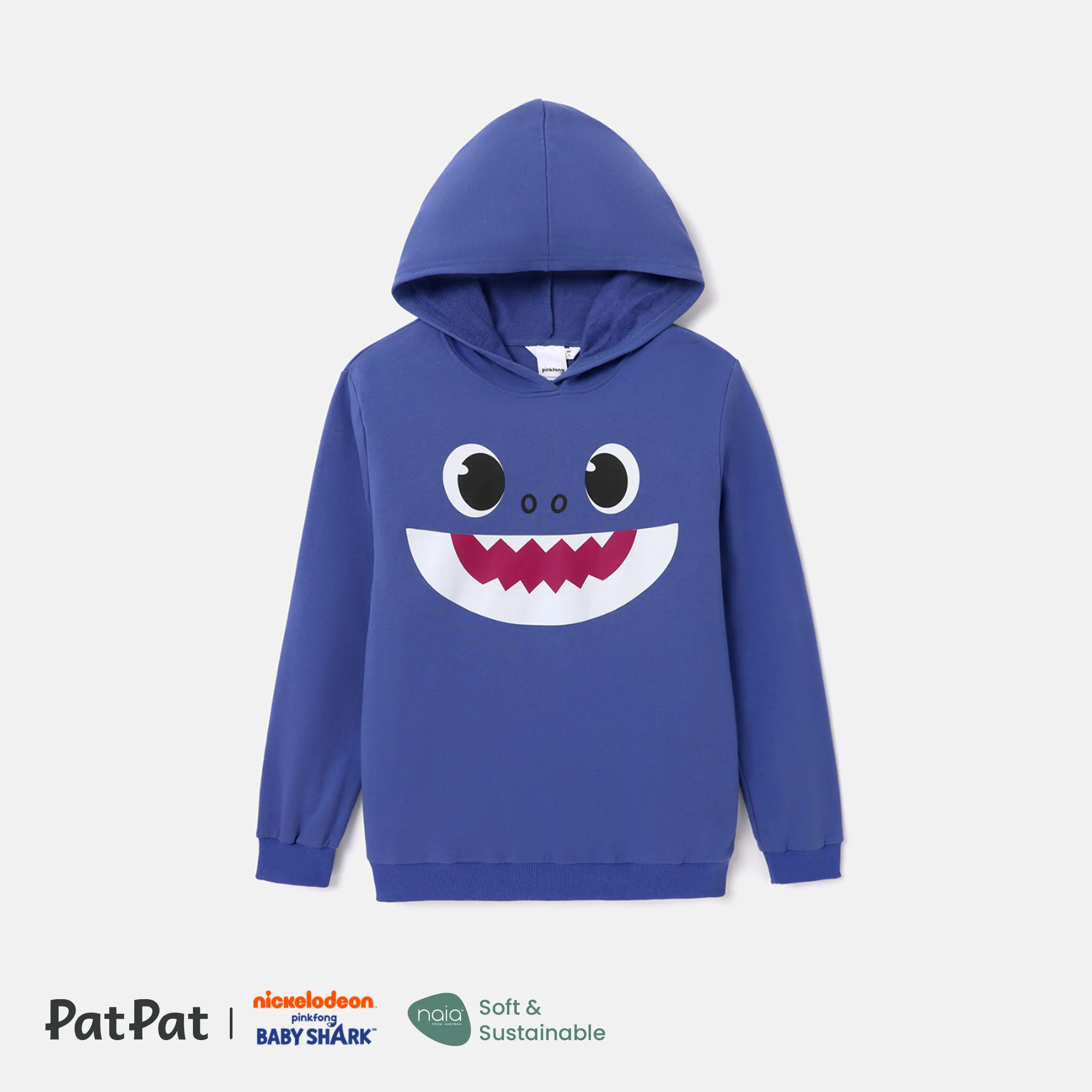 

Baby Shark Family Matching Character Print Long-sleeve Hoodie