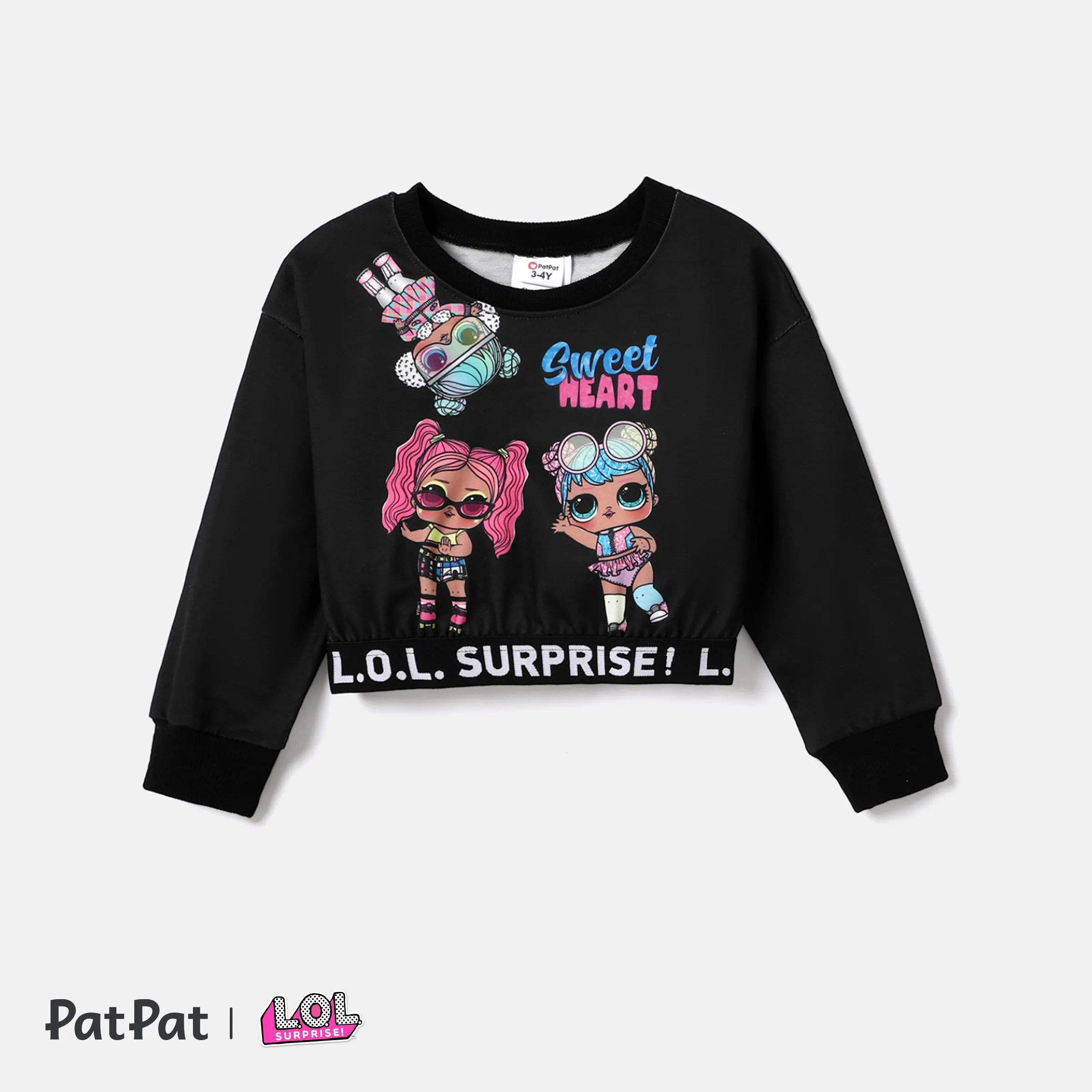 L.O.L. SURPRISE ! Toddler Girl Graphic Print Top Manches Longues Et Pantalon Tie-dye