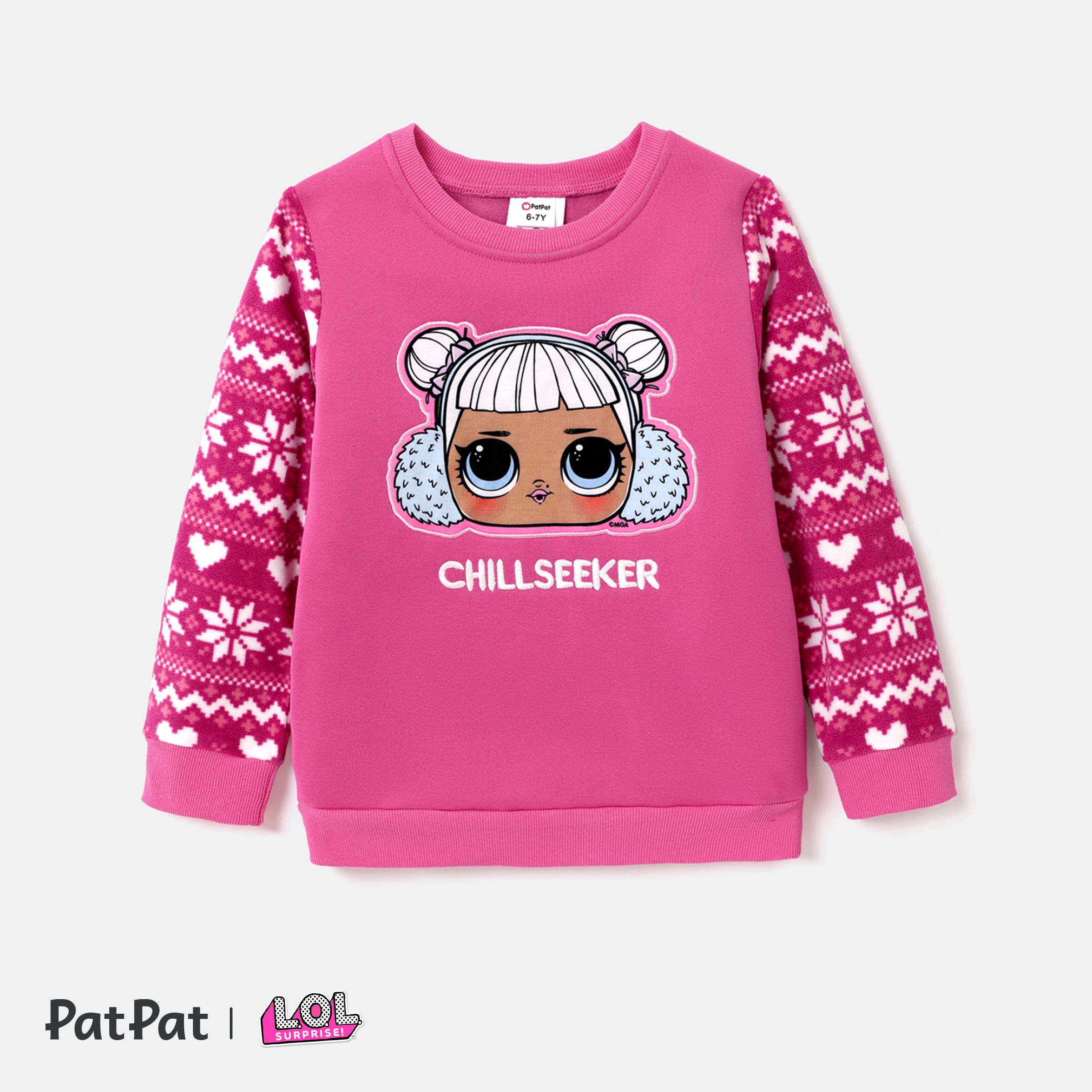 L.O.L. SURPRISE! Kid Girl Character Print Long-sleeve Sweatshirt