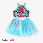 LOL Surprise 2pcs Toddler Girls Character Print Top with Mesh Skirt Set

 LightBlueGreen