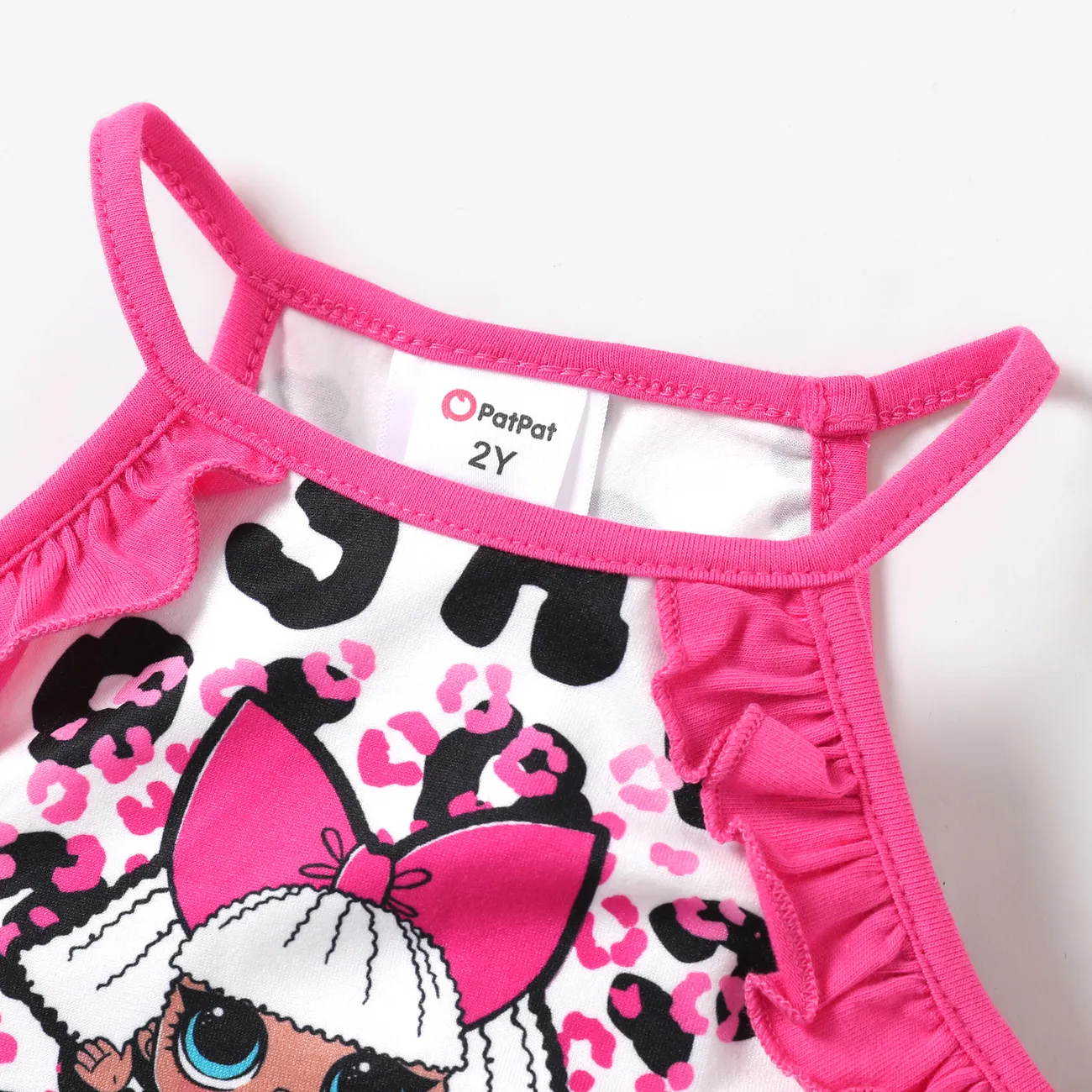 LOL Surprise 2pcs Toddler Girls Character Print Top with Mesh Skirt Set

 Roseo big image 1