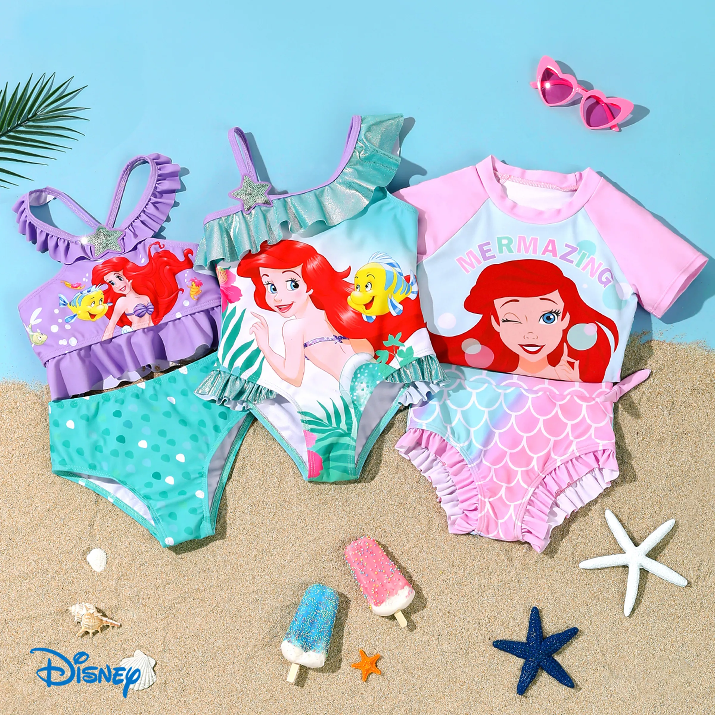 

Disney Princess Toddler Girls Ariel Merimaid Swimsuit