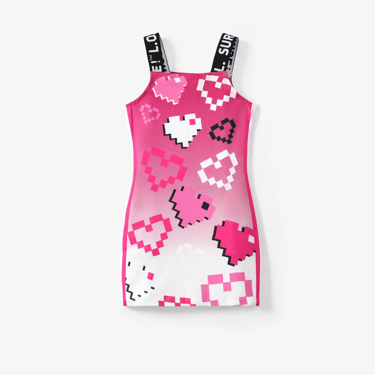 L.O.L.  Surprise 1pc Toddler/Kids Girls Character Print Checkered/Plaid Dress
 PINK-1 big image 1