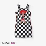 L.O.L.  Surprise 1pc Toddler/Kids Girls Character Print Checkered/Plaid Dress
 BlackandWhite