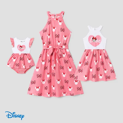 Disney Mickey and Friends Mommy & Me Girls Vestido en forma de corazón

