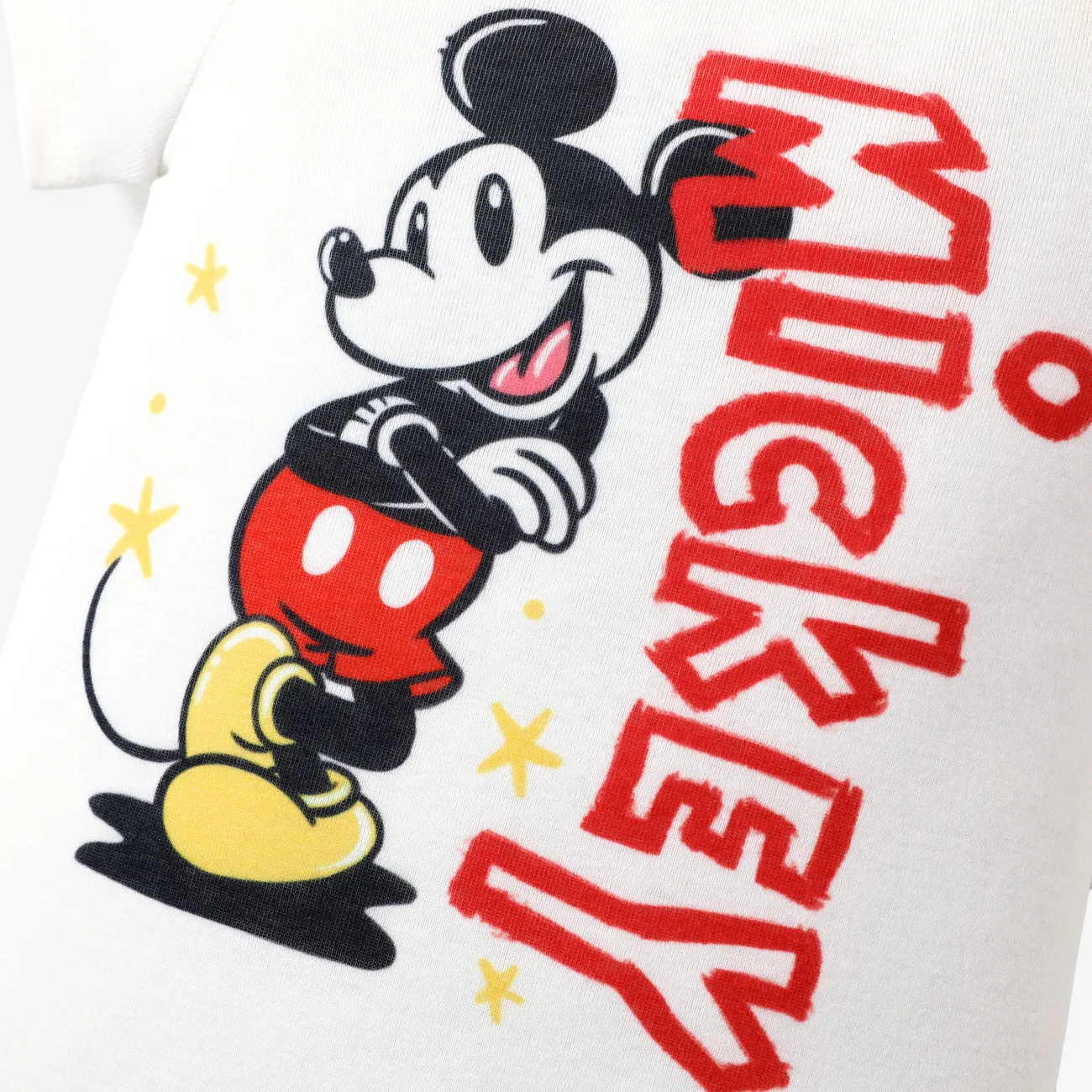 Disney Mickey and Friends Bebé Unisex Infantil Manga corta Monos Blanco big image 1