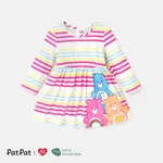 Care Bears Baby/Toddler Girl Naia™ Character Print Long-sleeve Dress  PinkyWhite
