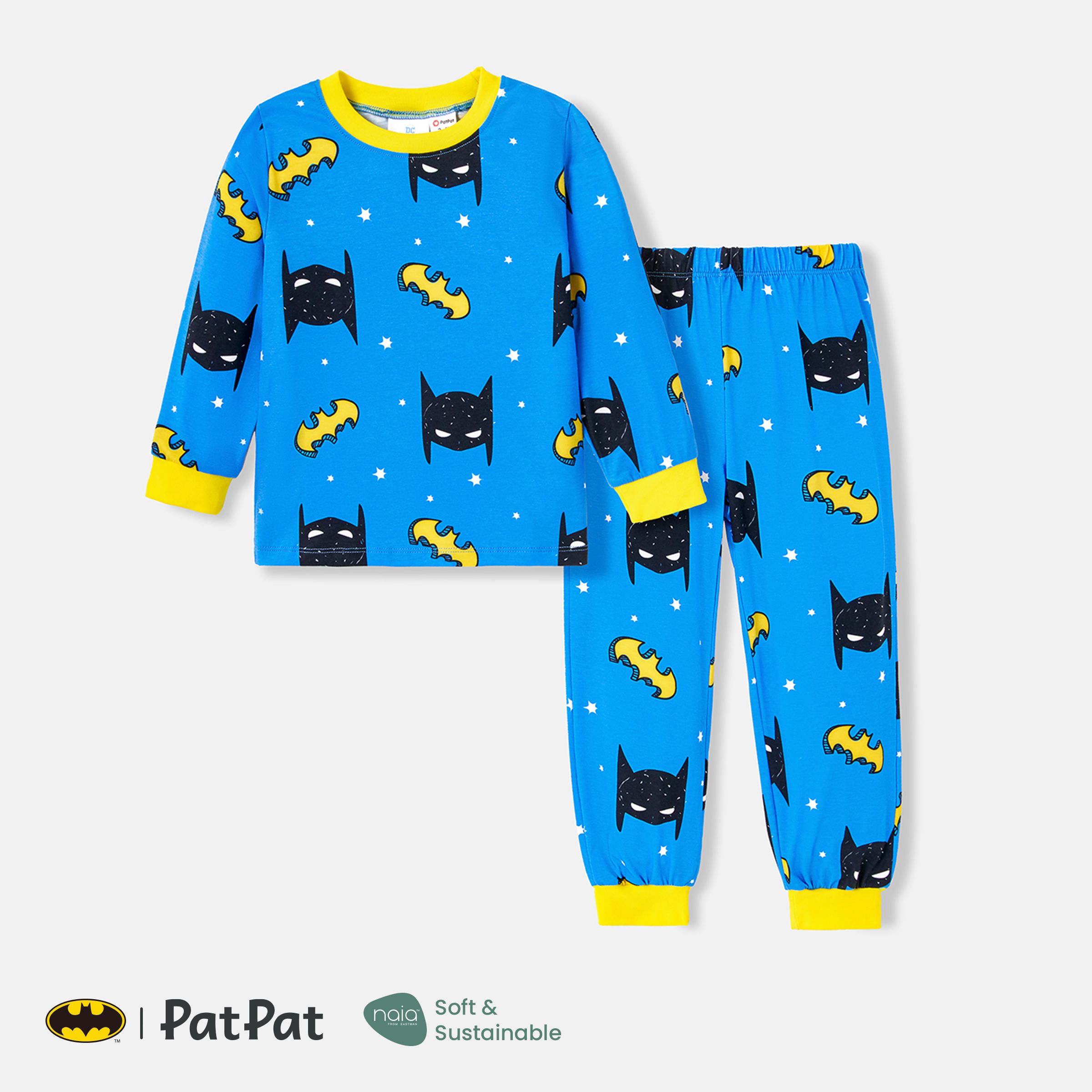 

Justice League Toddler Girl/Boy 2pcs Naia™ Allover Print Long-sleeve Top and Pants Set