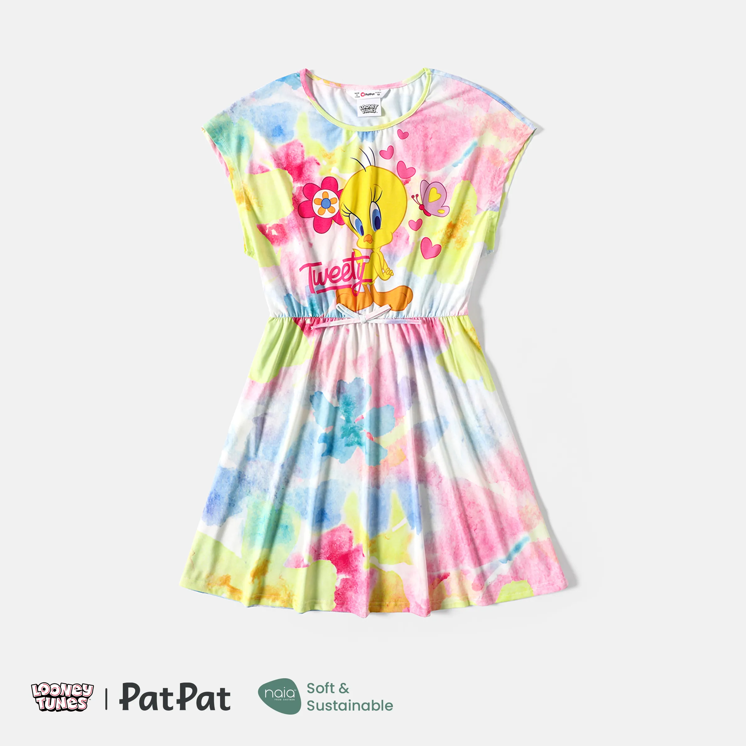 Looney Tunes Mommy And Me Short-sleeve Tie Dyed Naiaâ¢ Dresses