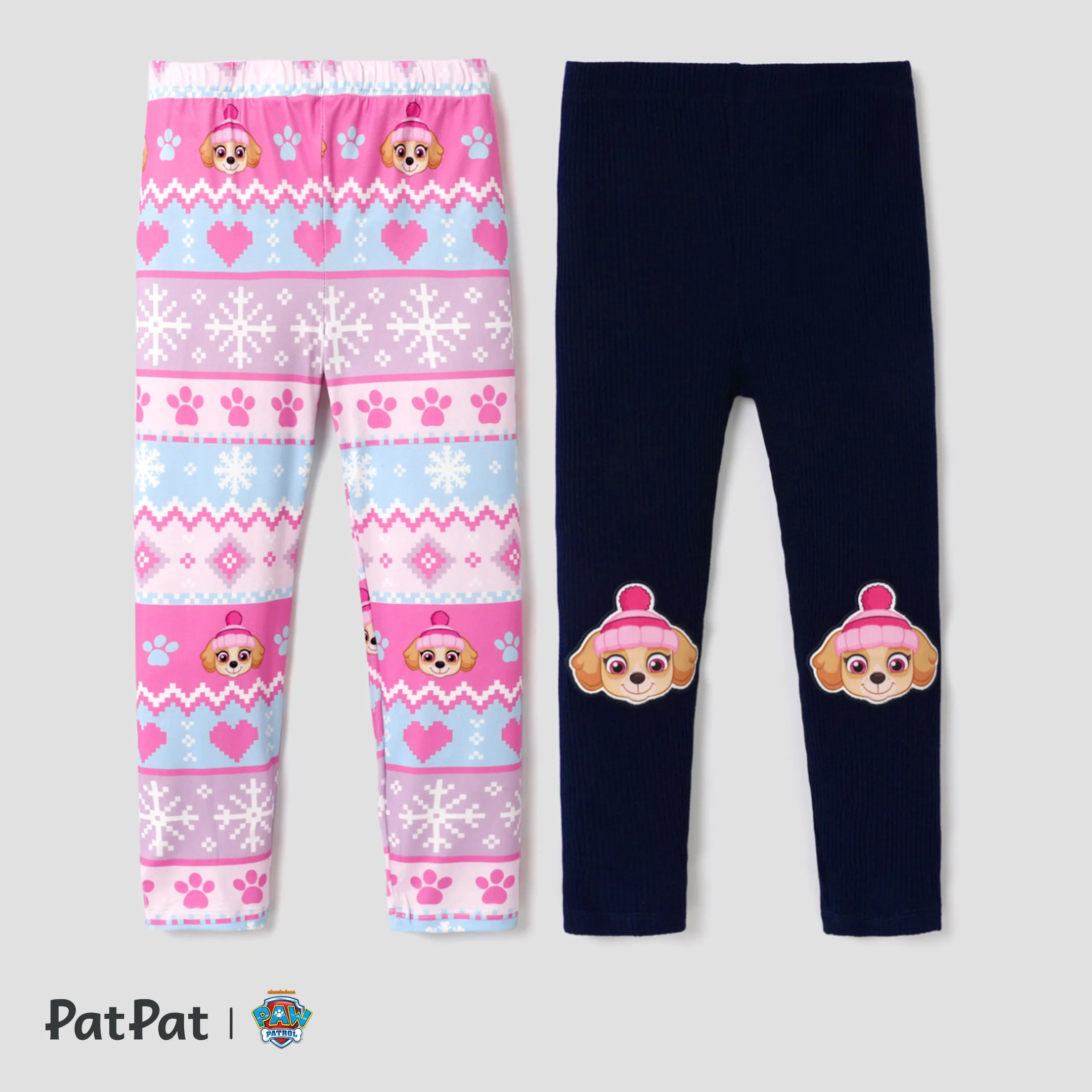 PAW Patrol Toddler Girl Character Print Elasticized Pants