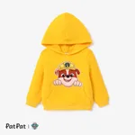 PAW Patrol Toddler Boy/Girl Character Print Polarfleece Long-sleeve Hooded Sweatshirt  Yellow