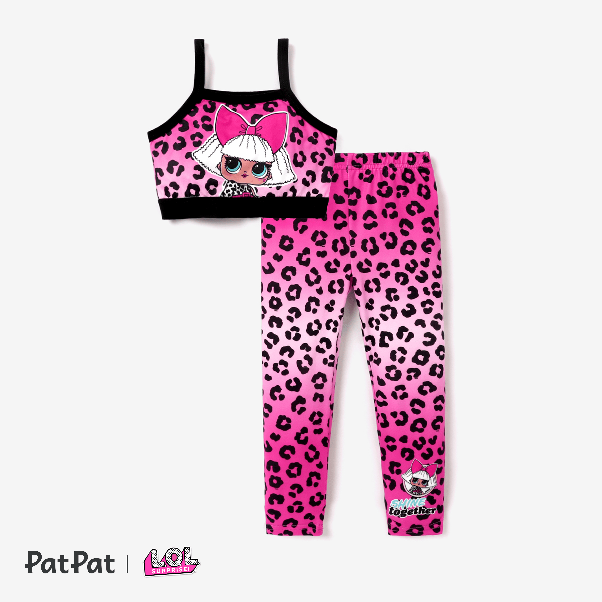 L.O.L. SURPRISE ! Toddler Girl Leopard Graphic Print Fashion Costume Ou Veste