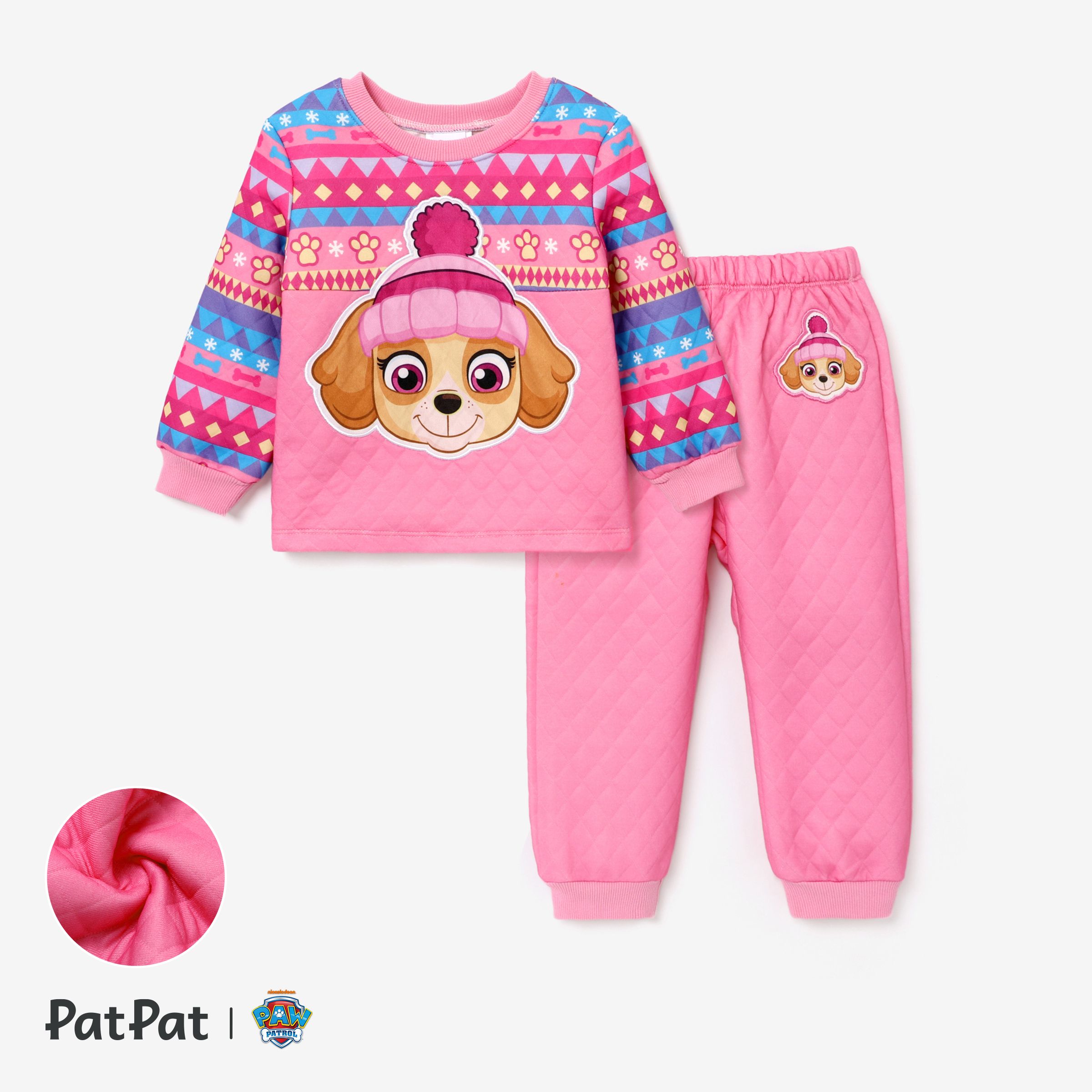 

PAW Patrol Toddler Girl Character Print Long-sleeve Sweatshirt or Character Embroidered Pants
