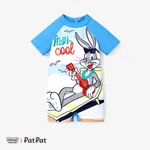Looney Tunes Pasqua Unisex Cerniera Casual Coniglio Costumi da Bagno Blu