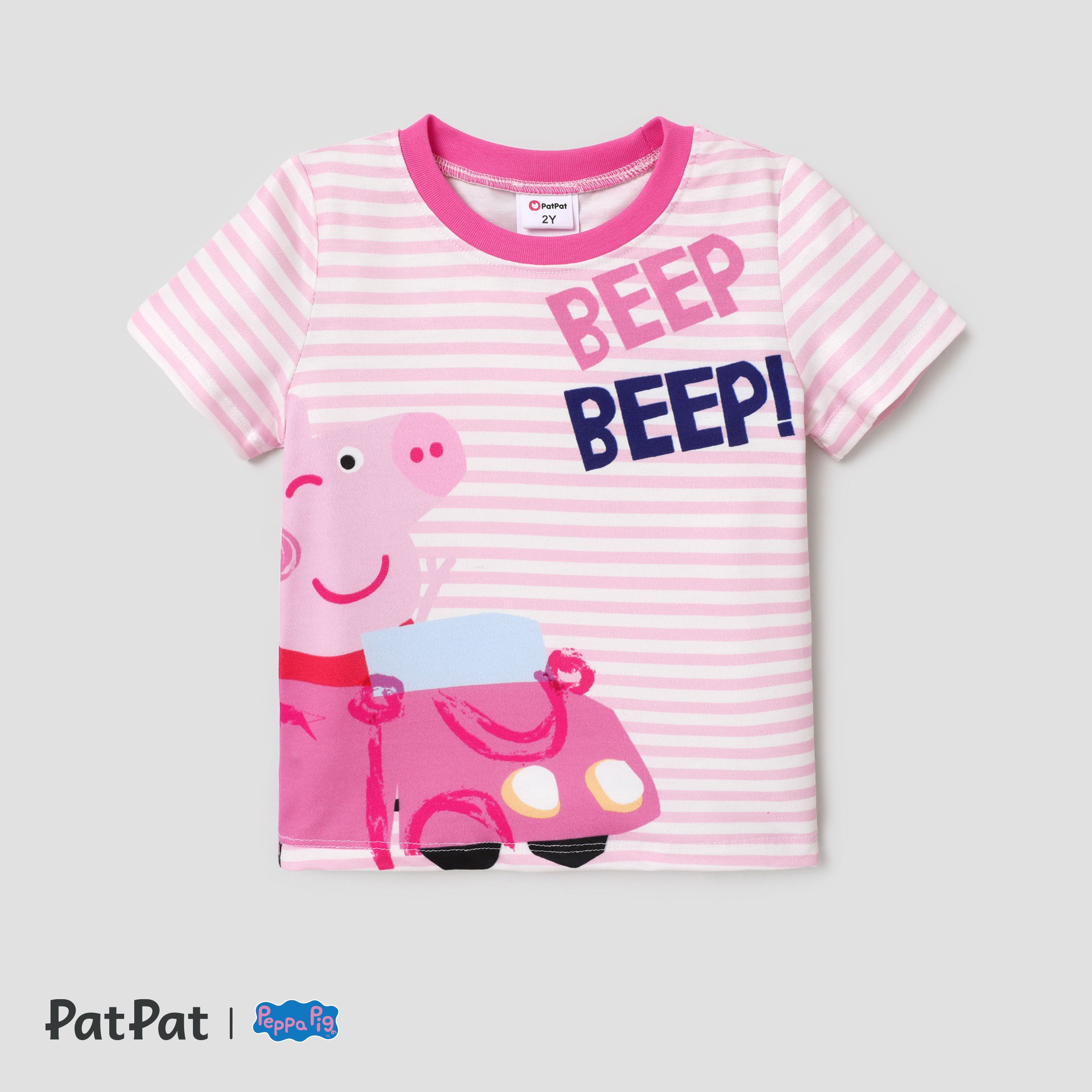 Peppa Pig Toddler Girl/Boy Childlike Stripe Tee